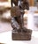 Metal Mid 20th Century Mid-Century French Patinated Bronze Sculpture of a Young Hunter With Hare For Sale - Image 7 of 10