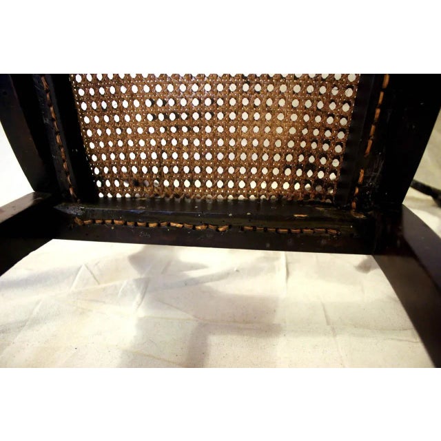 19th century Regency Mahogany Chairs with Boulle Marquetry - A Pair For Sale - Image 9 of 11