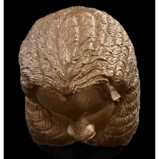 Art Deco 1990s Girl Full Size Ceramic Bust /Head Sculpture Limited Edition Signed 5/25 For Sale - Image 3 of 6