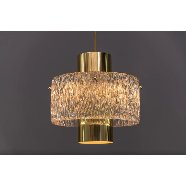 Mid-Century Modern Pendant Lamp by J. T. Kalmar, 1950s For Sale - Image 3 of 15