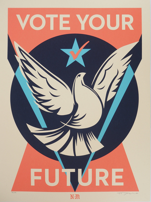Thomas Wimberly, Vote Your Future, Lithograph
