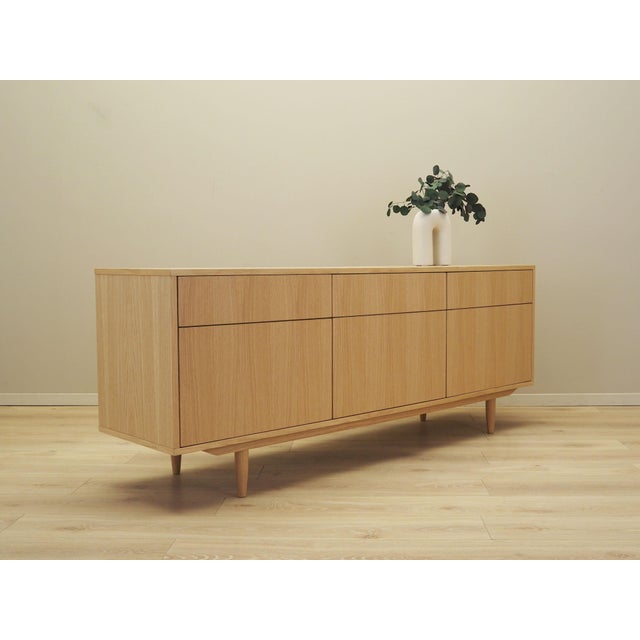 Scandinavian Oak Wood Dresser For Sale - Image 5 of 10