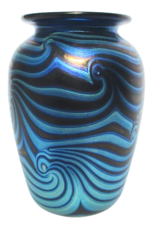 Favrile Glass Vase Circa 1980s