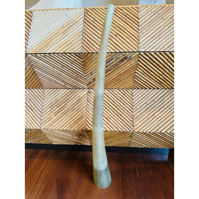 Vintage Made in Spain Modernist Objects With Appearance of Horn by Luisa Robinson - A Pair For Sale - Image 14 of 17