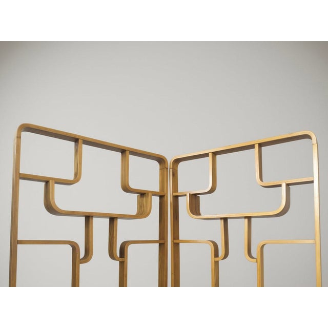 Beige Sculptural Bentwood Room Dividers by Ludvik Volak, 1960s, Set of 2 For Sale - Image 8 of 13
