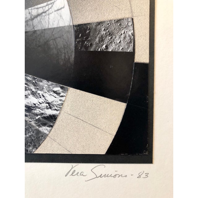 This one depicts fragmented space photos radiating outward and is titled Planetary Kaleidoscope SIMONS, Vera (1920 - 2012)...