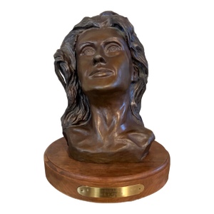 1980s Signed Bronze Bust by American Sculptor Edward. J. O’Connell – “Susan” – Limited Edition 1 of 25