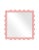 Contemporary Fleur Home Garden District Valmont Square Mirror in Pink Punch, 23.5x23.5 For Sale - Image 3 of 3