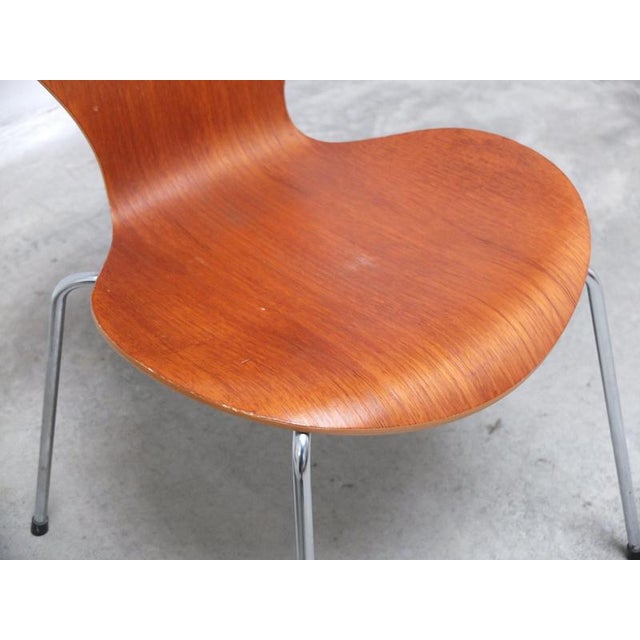 Brown Series 7 Chairs in Teak by Arne Jacobsen for Fritz Hansen, 1986, Set of 2 For Sale - Image 8 of 18