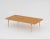 Rare birch coffee or side table by Bruno Mathsson, Sweden. The slim curved legs are significant for Mathsson’s designs and...