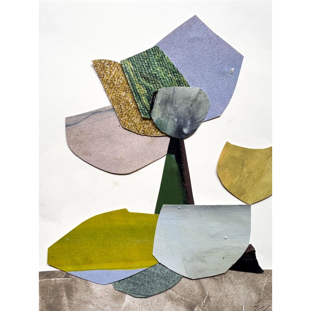 Abstract "Magic Still Exists 2" Original Mixed-Media Collage on Paper by Zac Woodiel For Sale - Image 3 of 8