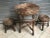 Table and 2 Wicker Stools 1960s, Set of 3 For Sale - Image 12 of 14