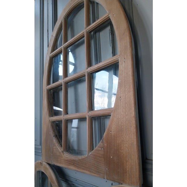 Antique Chestnut Bulls-Eye Windows, 1890s, Set of 3 For Sale - Image 9 of 14