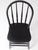 Wood Vintage Black Painted Windsor Spindle Back Chair For Sale - Image 7 of 14