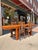 Brown 1920s Maple & White Oak Dining Table For Sale - Image 8 of 9