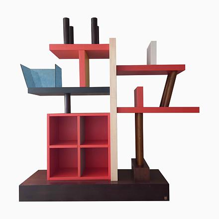 Wood Liana Bookcase by Ettore Sottsass for Meccani Arredamenti, 1985 For Sale - Image 7 of 7
