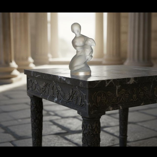 Late 20th Century Late 20th Century Lalique France Diana Huntress Crystal Figurine-Art Deco-Mythology-Goddess-Statue For Sale - Image 5 of 7