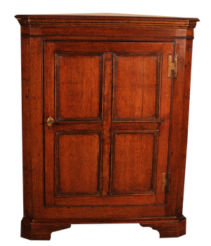 Oak Corner Cupboard, 1800s