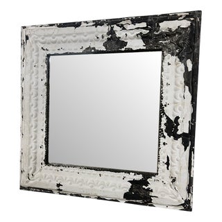 Pressed Tin Ceiling Tile Mirror For Sale