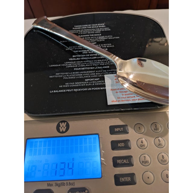 Sterling Silver Tiffany "Windham" Serving Spoon Tablespoon, No Monogram For Sale - Image 10 of 11