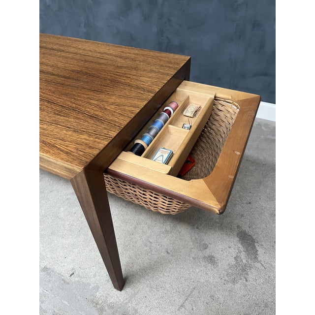 Rosewood Side Table by Severin Hansen for Haslev Møbelfabrik, 1950s For Sale - Image 6 of 8