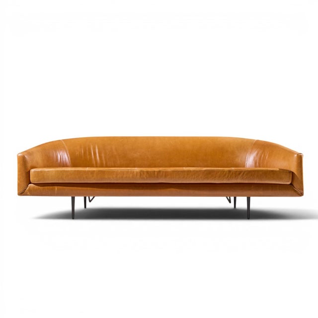 Adrian Pearsall for Craft Associates Mid Century Cloud Sofa This sofa measures: 86.5 wide x 32.5 deep x 24.5 inches high,...