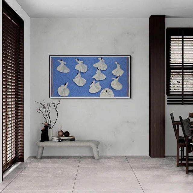 Aldo Mondino Color silkscreen on Fedrigoni Watercolor Paper 360 gsm Turcata, 2000 74 x 134 cm Signed and numbered by hand...