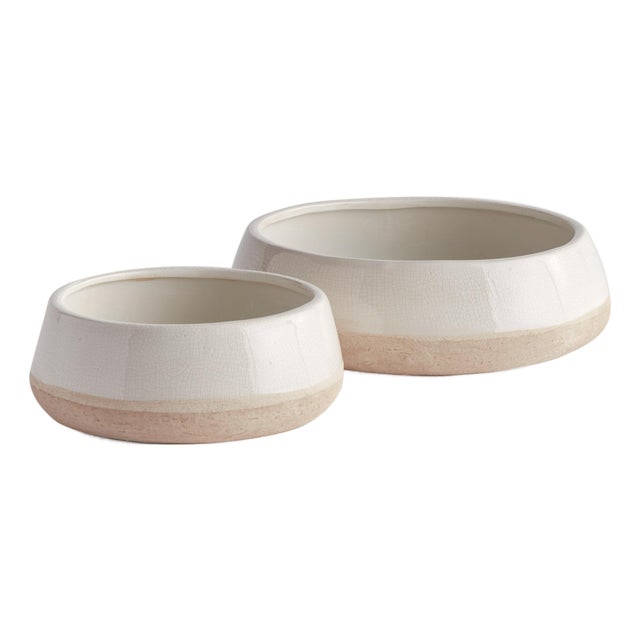 Leona Decorative Bowls, Set Of 2 For Sale