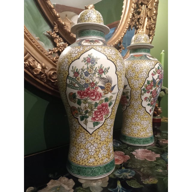 Earthenware Vases from Desvres, 1900s For Sale - Image 3 of 6