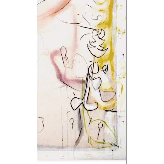 2010s "Hostage" Original Oil Painting by Joe Ginsberg, 2017, Abstract, Figurative, Fine Art Oil Painting on Canvas. For Sale - Image 5 of 6