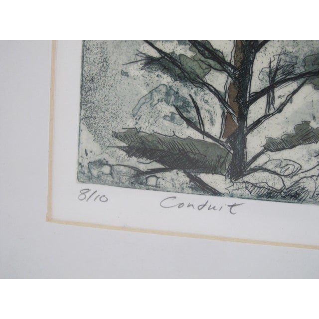 2010s Stirling Gorsuch Limited Edition Oregon Coast Tree Landscape Print Conduit For Sale - Image 5 of 7