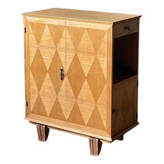 Art Deco Wall-Mounted Sideboard, France, 1950 For Sale