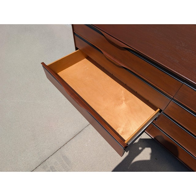 Mid Century Modern Walnut Dresser by John Kapel for Glenn of California, C1960s For Sale - Image 16 of 18