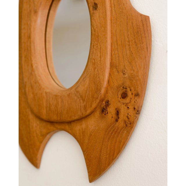 1960s 1960s Mod Biomorphic Shaped Mirror For Sale - Image 5 of 6