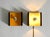 Metal Space Age Metal Wall Lamps in Yellow and Black by Klaus Hempel for Kaiser Leuchten, 1960s, Set of 2 For Sale - Image 7 of 18