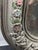 Wood 1938 First Communion Devotional Portrait in Ornate Silvered Polychrome Floral Frame For Sale - Image 7 of 13