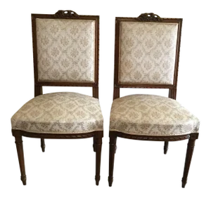 Louis XVI Style Side Chairs - A Pair
