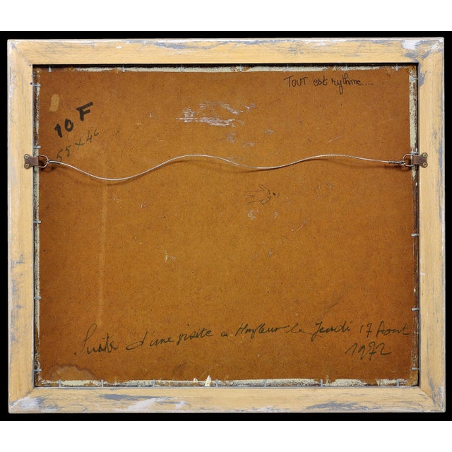 Chantal Grimb, Everything Is Rhythm, 1972, Oil Painting For Sale - Image 4 of 18