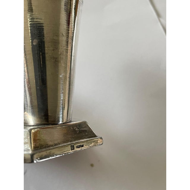 1920s Silver-Plated Metal Toothpick Holder, 1920s For Sale - Image 5 of 7