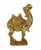 Chinese Chinese Clear Crystal Glass Vintage Dusty Finish Camel Figure For Sale - Image 3 of 7