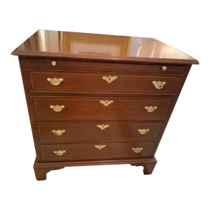 Chippendale Style Mahogany Commode Chest of Drawers
