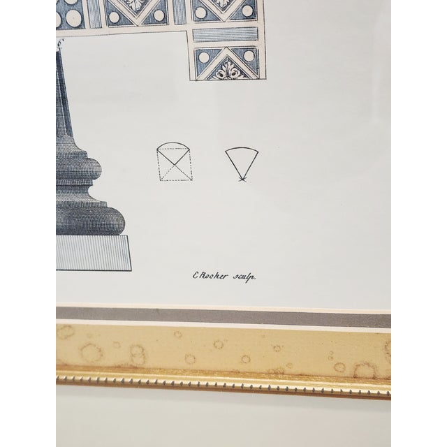 Gold Corinthian Architectural Colorized Prints - A Pair For Sale - Image 8 of 12