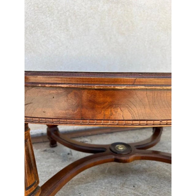 1950's Coffee/Cocktail Glass Table For Sale In Los Angeles - Image 6 of 10