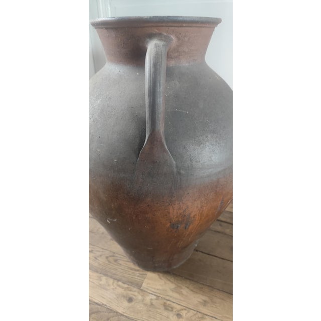 Large Rustic French Stoneware Jar, Normandy, Early 20th Century For Sale - Image 3 of 7