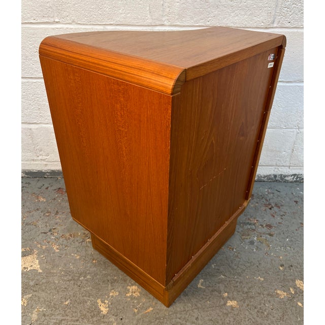 Mid-Century Teak Nightstand by Sun Cabinet For Sale - Image 12 of 16