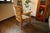 1960s Vintage Salon Lounge Chair with Floral Tapestry Upholstery, 1940s For Sale - Image 5 of 15