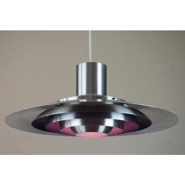 Pendant Lamp by Preben Fabricius & Jørgen Kastholm for Nordisk Solar Compagni, Denmark, 1980s For Sale - Image 9 of 12