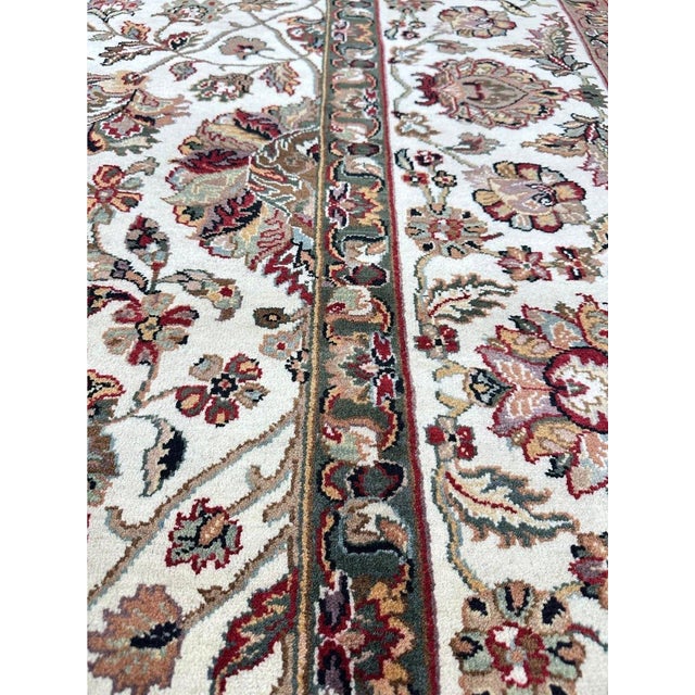 9x12 Handwoven Mughal Area Rug - 106810 For Sale - Image 10 of 12