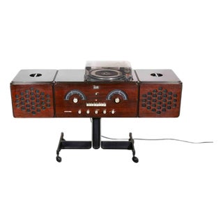 Vintage Radiophonograph Turntable by Achille and Piergiacomo Castiglioni, 1960s For Sale