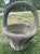 Vintage Concrete Basket Shaped Planter For Sale - Image 4 of 11